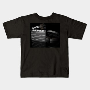 film clapperboard with reel Kids T-Shirt